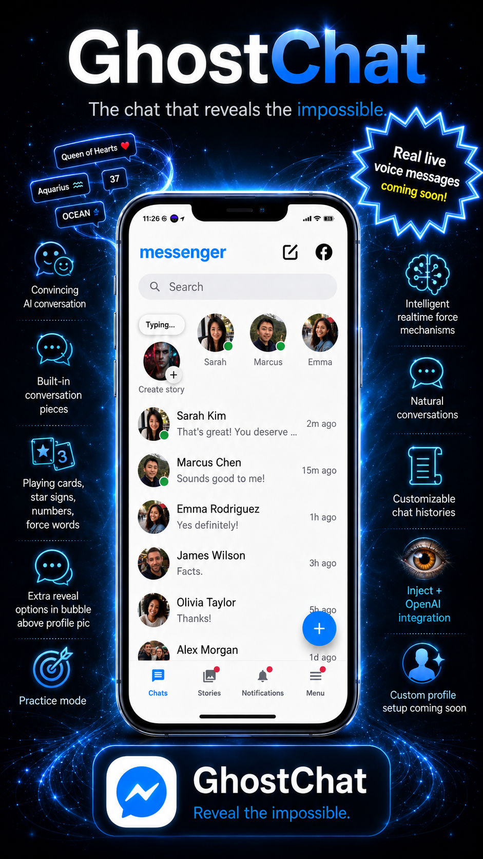 Full GhostChat promotional artwork