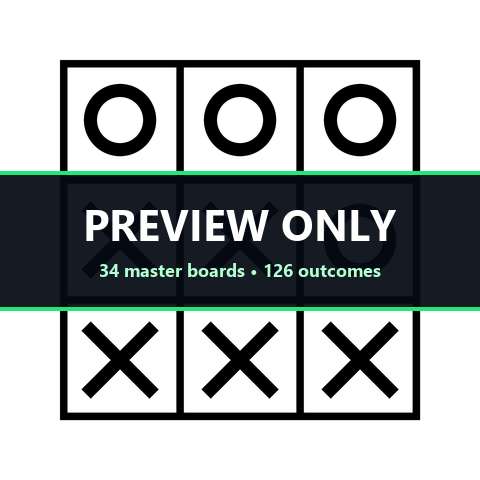 Protected Tic-Tac-Toe Solved preview