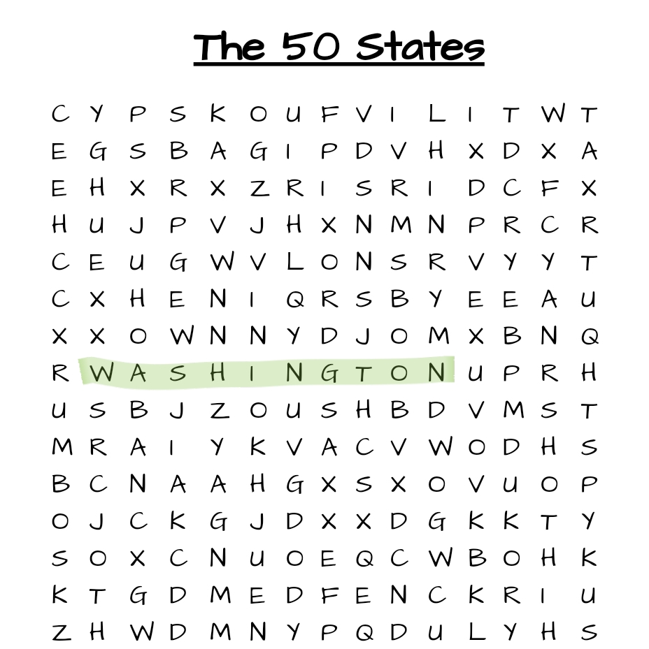 Washington word-search reveal sample